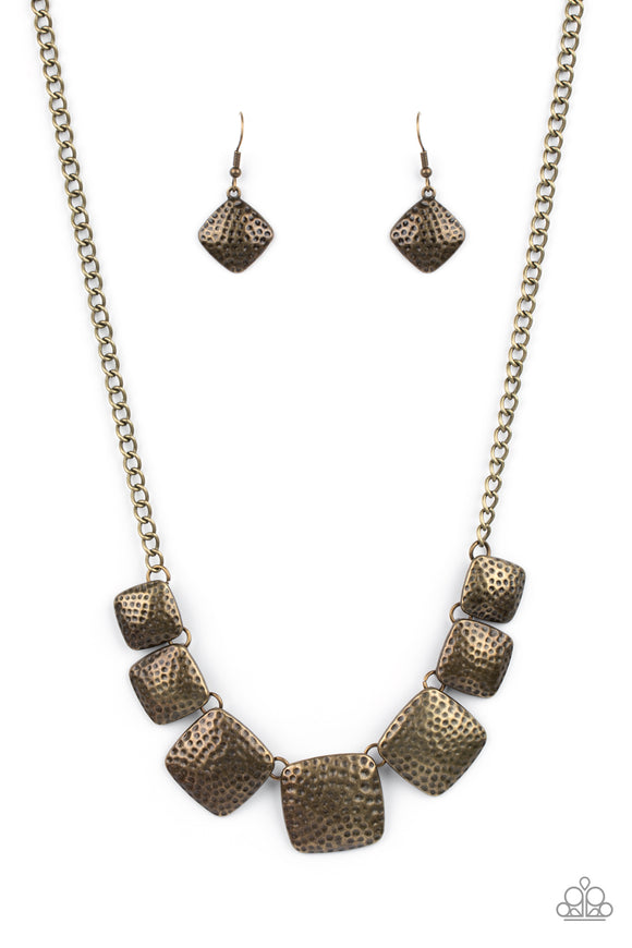 Keeping It RELIC-Brass Necklace-Paparazzi Accessories