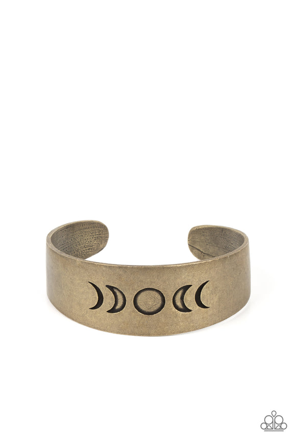 Lunar Effect-Brass Cuff Bracelet-Paparazzi Accessories