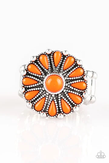 Poppy Pop-tastic-Orange Ring-Paparazzi Accessories