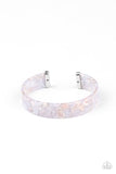 Its Getting HAUTE In Here-Pink Cuff Bracelet-Acrylic-Paparazzi Accessories.