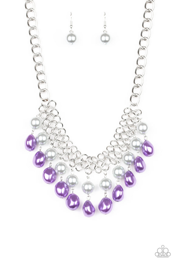 Secret GARDENISTA - Purple Necklace Paparazzi – Jazzy Bling Jewels LLC