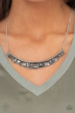 The Only SMOKE-SHOW in Town - Silver Necklace-Paparazzi Accessories