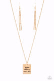 Mama MVP-Gold Necklace-Paparazzi Accessories