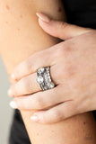 Pack It On-White Ring-Paparazzi Accessories