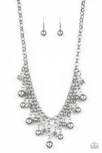 Heir-Headed-Silver Necklace-Paparrazi Accessories
