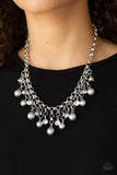 Heir-Headed-Silver Necklace-Paparrazi Accessories