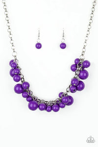 Walk This Broadway-Purple Necklace-Paparazzi Accessories