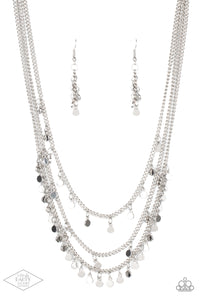 Always On CHIME-Silver Necklace-Paparazzi Accessories