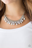 Summer Showdown-Silver Necklace-Paparazzi Accessories