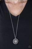 Boho Bonanza-Silver Necklace-Paparazzi Accessories