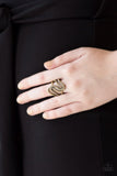 Make Waves-Brass Ring-Paparazzi Accessories