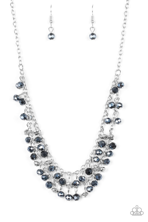 So In Season-Blue Necklace-Paparazzi Accessories