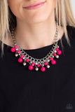 The Bride To BEAD-Pink Necklace-Paparazzi Accessories