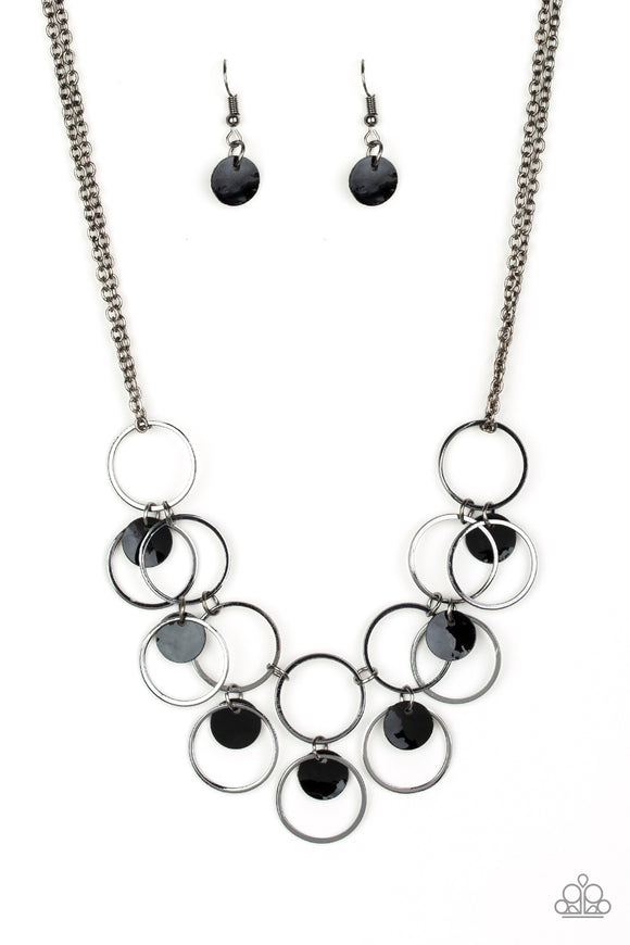 Ask and You SHELL Receive-Black Necklace-Paparazzi Accessories