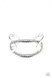 Never A Dull Moment-Silver Cuff Bracelet-Paparazzi Accessories