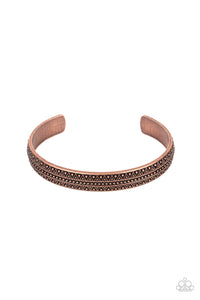 Peak Conditions-Copper Cuff Bracelet-Paparazzi Accessories