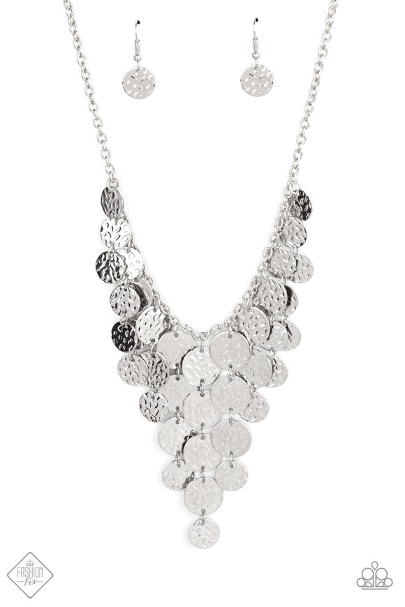 Spotlight Ready-Silver Necklace-Paparazzi Accessories