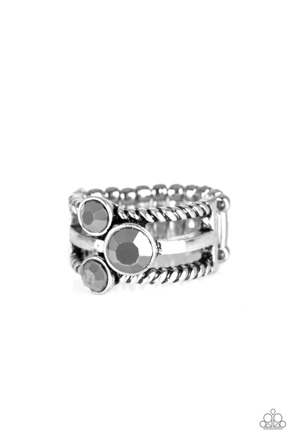 Head In The Stars-Silver Ring-Paparazzi Accessories