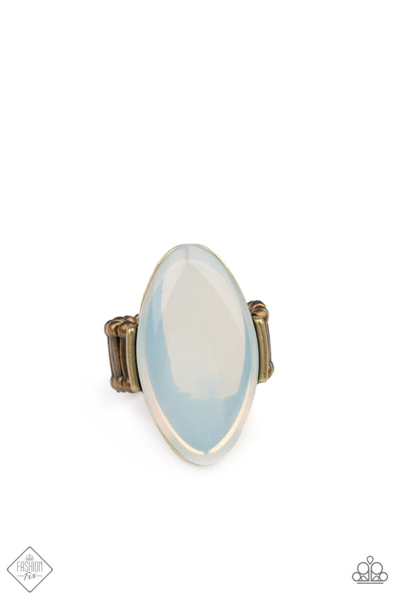 Opal Odyssey-Brass Ring-Paparazzi Accessories