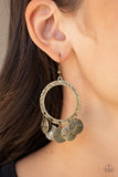 Trinket Tease-Brass Earring-Paparazzi Accessories