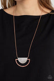 Lunar Phases-Copper Necklace-Paparazzi Accessories
