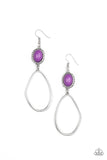 Adventurous Allure-Purple Earring-Paparazzi Accessories