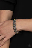 Granada Garden Party-Yellow Stretch Bracelet-Paparazzi Accessories