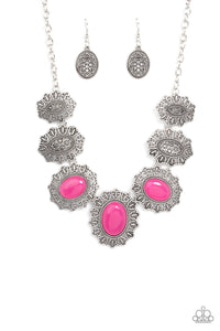 Forever and EVERGLADE-Pink Necklace-Paparazzi Accessories