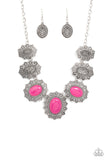 Forever and EVERGLADE-Pink Necklace-Paparazzi Accessories