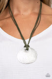 Rural Reflex-Green Necklace-Paparazzi Accessories