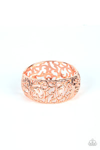 Courtyard Couture-Copper Hinge Bracelet-Paparazzi Accessories