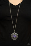 Targeted Tranquility-Purple Necklace-Paparazzi Accessories