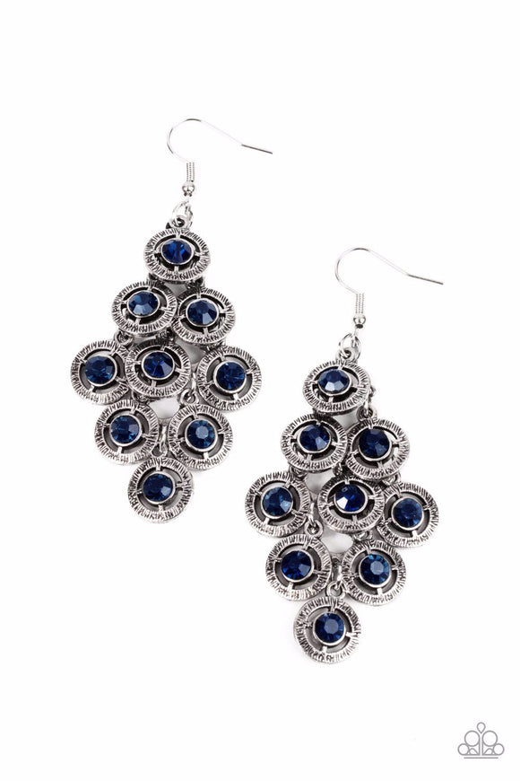 Constellation Cruise-Blue Earring-Paparazzi Accessories