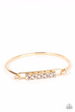 In CHARMS Way-Gold Hinge Bracelet-Paparazzi Accessories