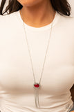 Happily Ever Ethereal-Red Necklace-Paparazzi Accessories