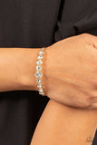Lusty Luster-Gold Clasp Bracelet-Paparazzi Accessories