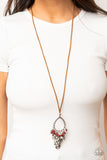 Paradise Pageantry-Red Necklace-Paparazzi Accessories