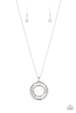 Clique Couture-White Necklace-Paparazzi Accessories