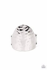 Basic Instincts-Silver Ring-Paparazzi Accessories