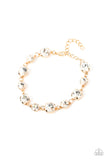 Bippity Boppity BLING-Gold Clasp Bracelet-Paparazzi Accessories