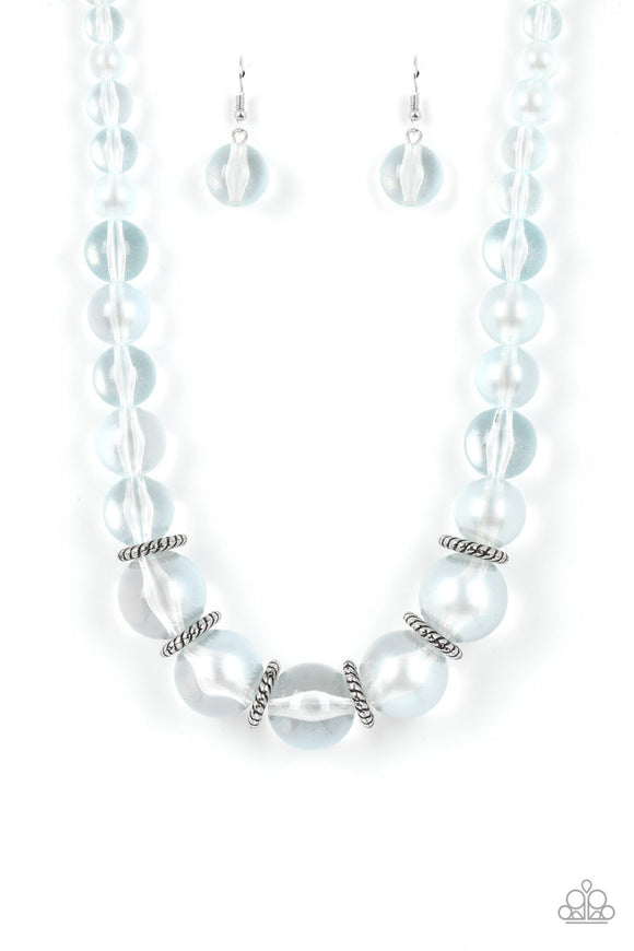 Marina Mirage-Blue Necklace-Paparazzi Accessories