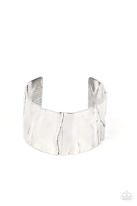 Modern Metallurgy-Silver Cuff Bracelet-Paparazzi Accessories