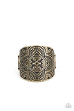 Argentine Arches-Brass Ring-Paparazzi Accessories