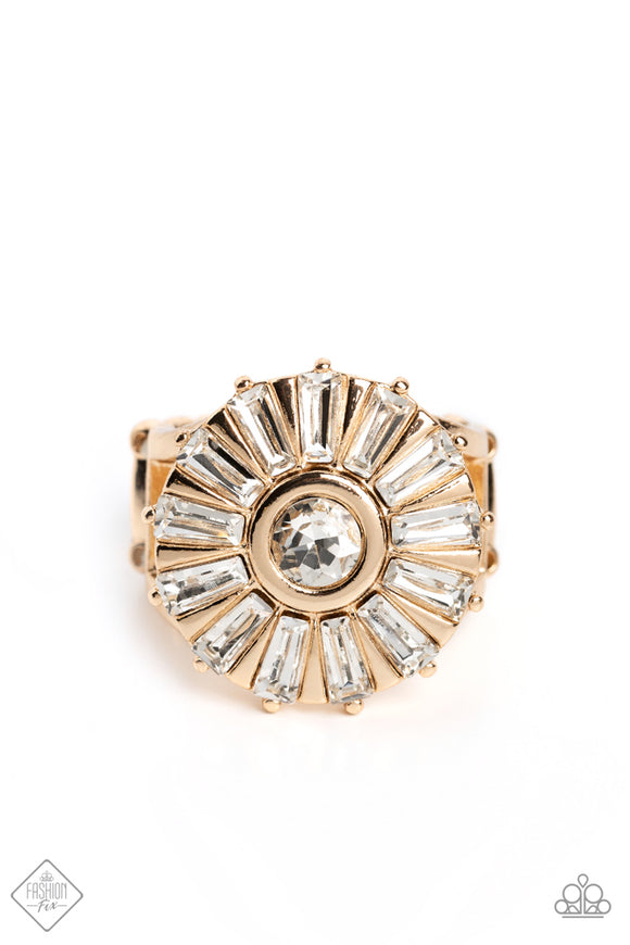 High Society Haute-Gold Ring-Paparazzi Accessories