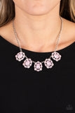 Pearly Pond-Pink Necklace-Iridescent-Paparazzi Accessories