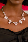 Toast to Perfection-Pink Necklace-Paparazzi Accessories
