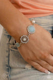 Medieval Magic-Blue Clasp Bracelet-Paparazzi Accessories