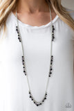 Miami Mojito-Black Necklace-Paparazzi Accessories.