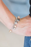 More Amour-Brown Stretch Bracelet-Paparazzi Accessories.