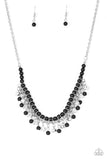 A Touch Of CLASSY-Black Necklace-Paparazzi Accessories